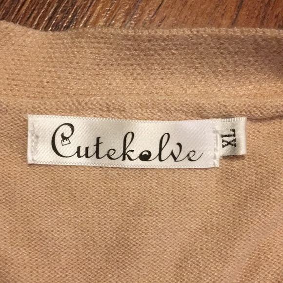 Cutekolve Colorblock Sweater Cardigan - Picture 2 of 4